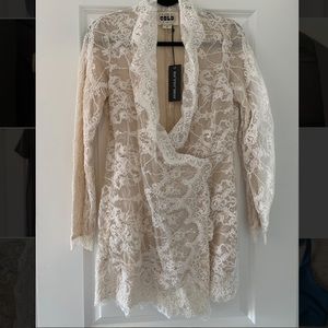 Stone Cold Fox Lace Mini Dress